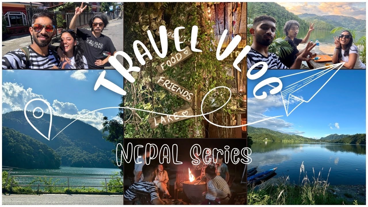 exploring Pokhara like locals 🏞️ First HOSTEL stay experience ♥️🤌🏻