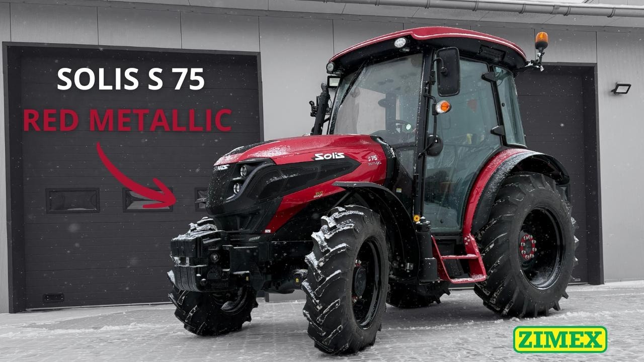 SOLIS S 75 Red Metallic Edition &ndash; solidne 75 KM w wyjątkowym wydaniu | ZIMEX