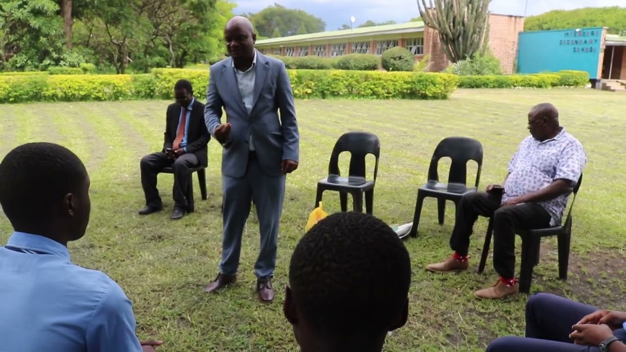 Khisho's Speech at Mtendere Secondary School(Mdina Donation)