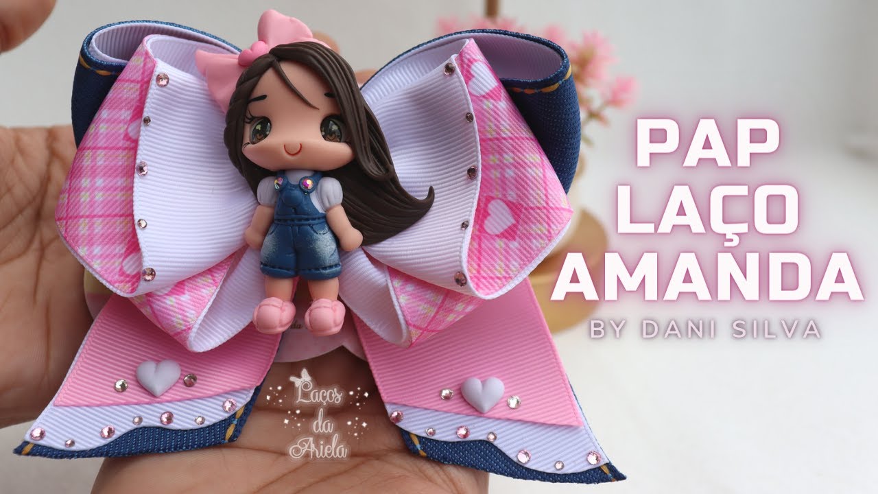 PAP Laço Amanda | Ribbon Hair Bows