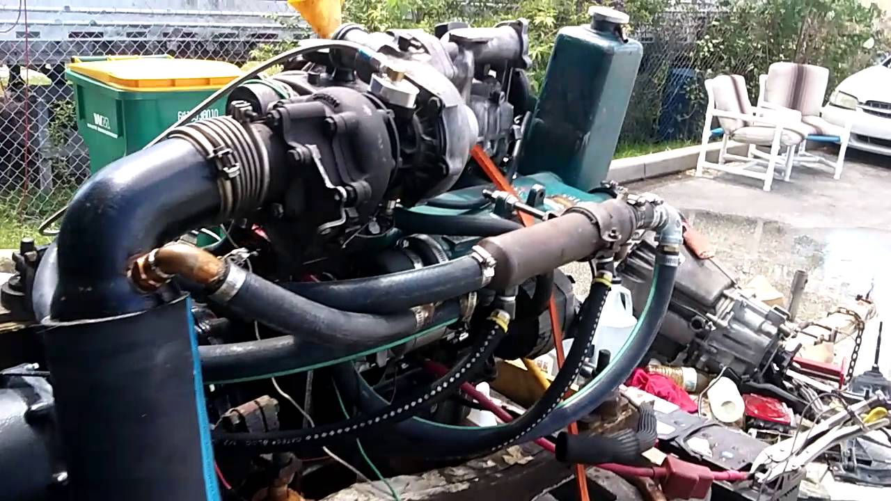 Marinized VW 1.9 TDI Running On Hose