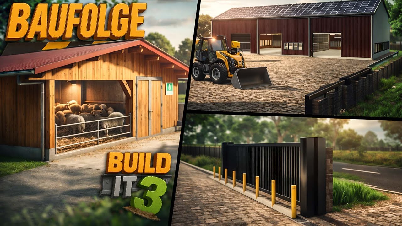 Neue Gebäude, neue Ordnung 💪 Wir bauen weiter aus | Baufolge #3 | Build It 3 LS25