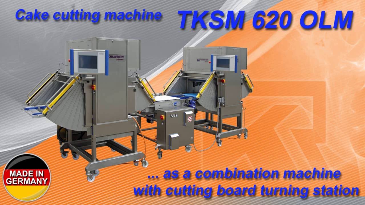 TKSM Cake Cutting Machine with board turning station