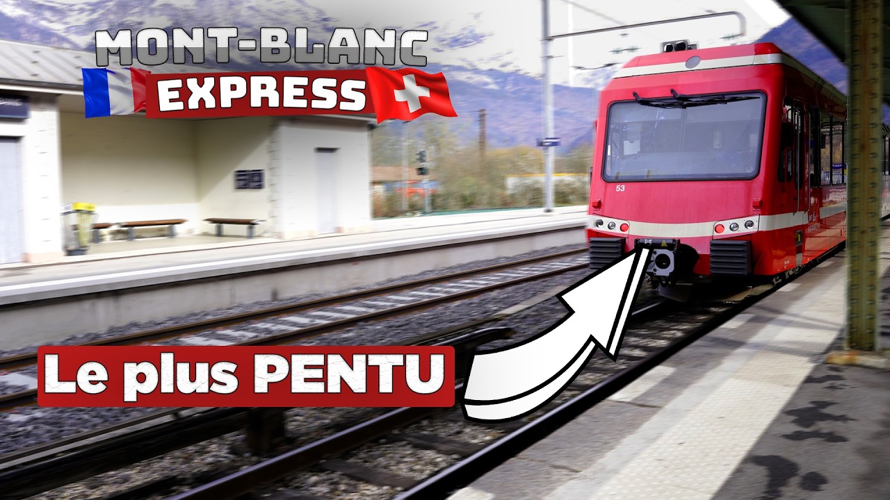 Le train le plus pentu de France ? Immersion sur le Mont-Blanc Express