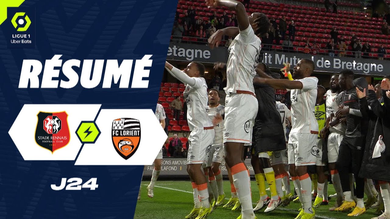 STADE RENNAIS FC - FC LORIENT (1 - 2) - R&eacute;sum&eacute; - (SRFC - FCL)/ 2023-2024
