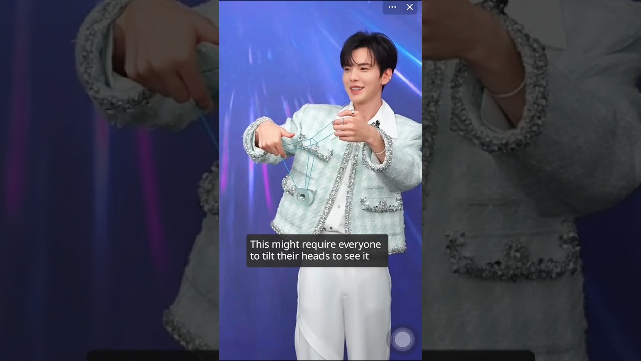 bi WEN JUN is playing with dynamo during brand promotion #biwenjun #cdrama #fypviral
