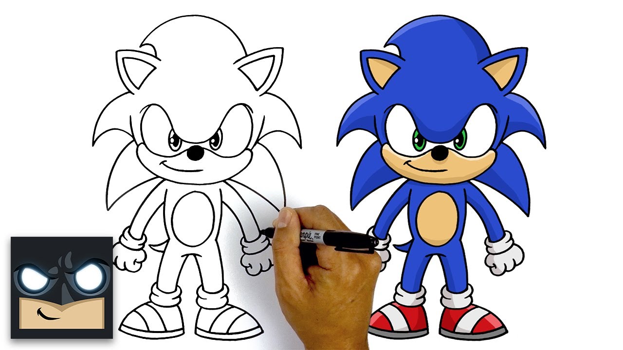 How To Draw Sonic The Hedgehog