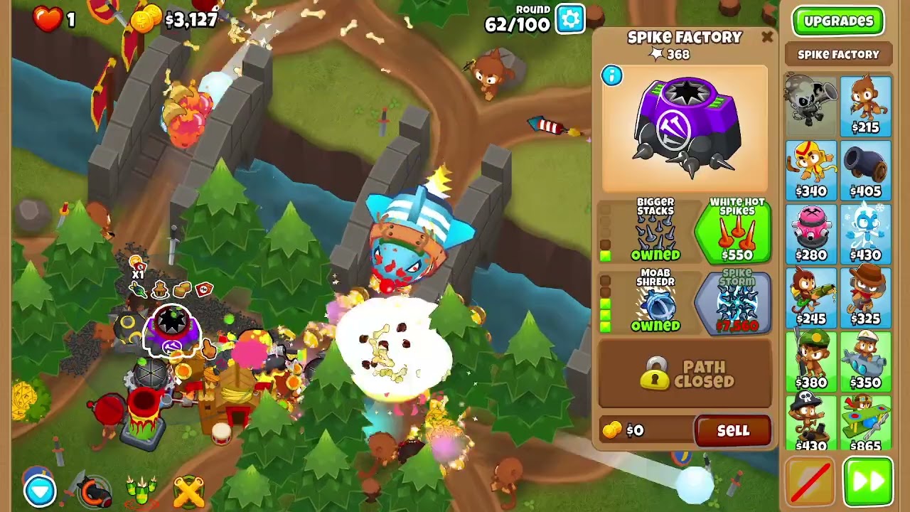 Ravine CHIMPS w/ Striker Jones, Bomb Blitz, Carpet of Spikes