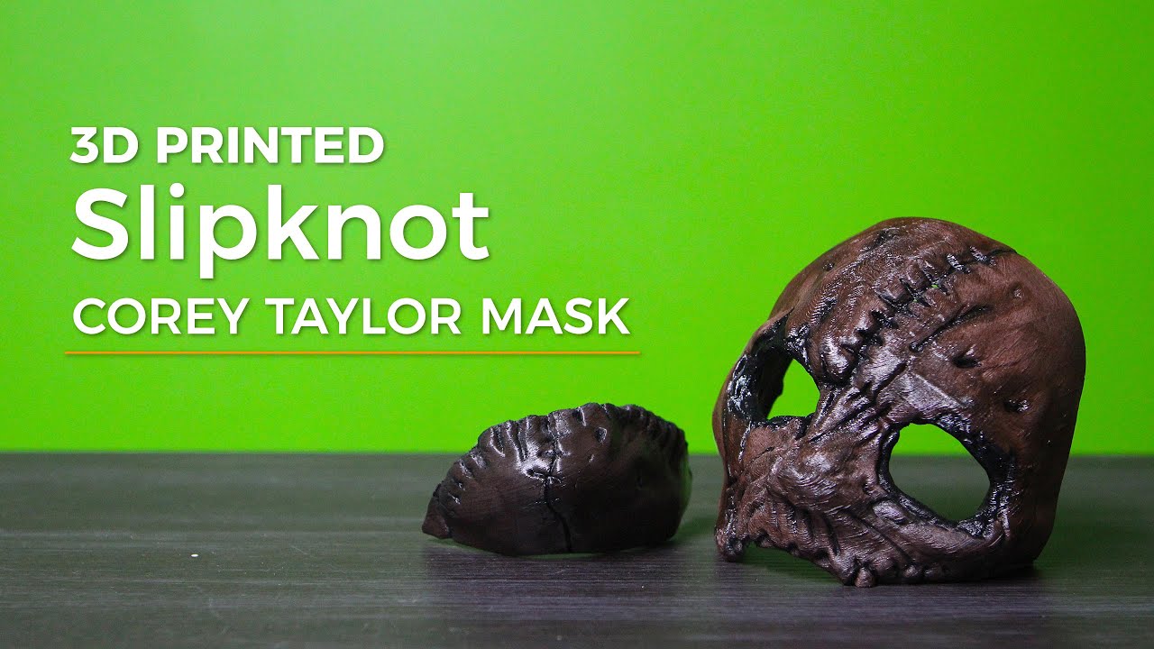 Thrilling 3D Printed Slipknot Corey Taylor Mask