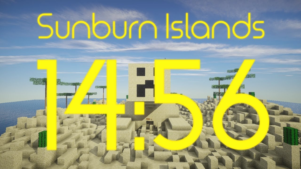 Minecraft Speedrun: Sunburn Islands (14:56)