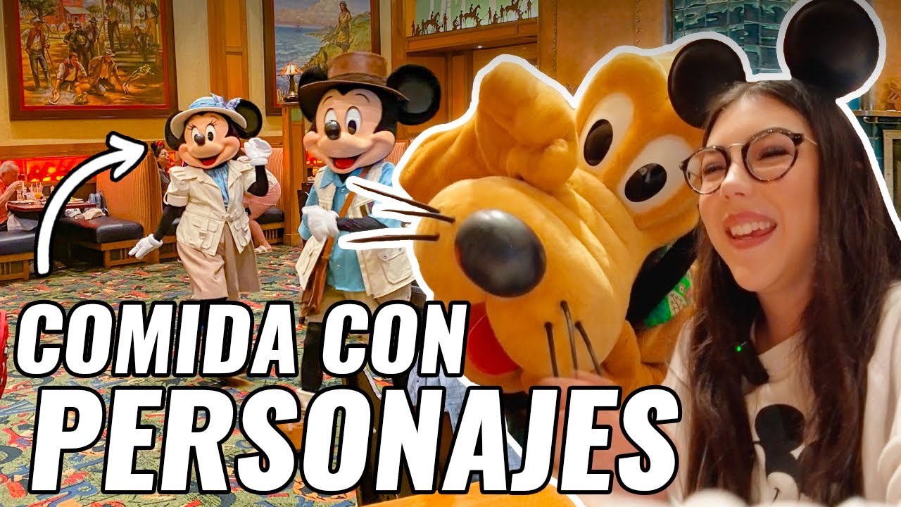 Comida con Personajes en Disney 🤩 | Dani Godinez