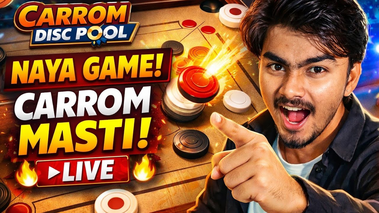 Carrom Disc Pool LIVE 🎮 Pro Player Challenge
