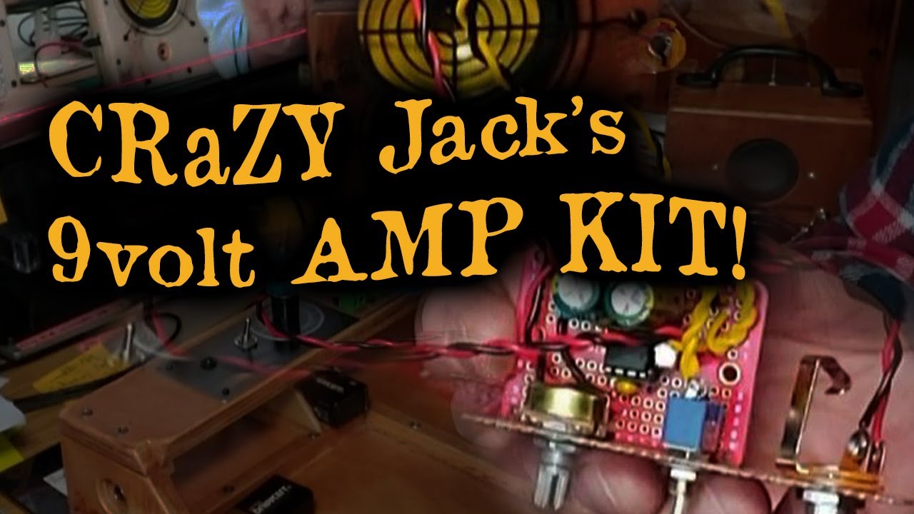 BUILD a Cigar Box Amplifier with Crazy Jack's 9 Volt Battery Amplifier KIT ~ It's SO easy to DIY!