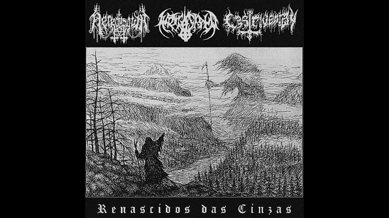 Castrivenian / Necropsyum / Wotanskald - Renascidos das Cinzas [Split, 2025] (Raw Black Metal)