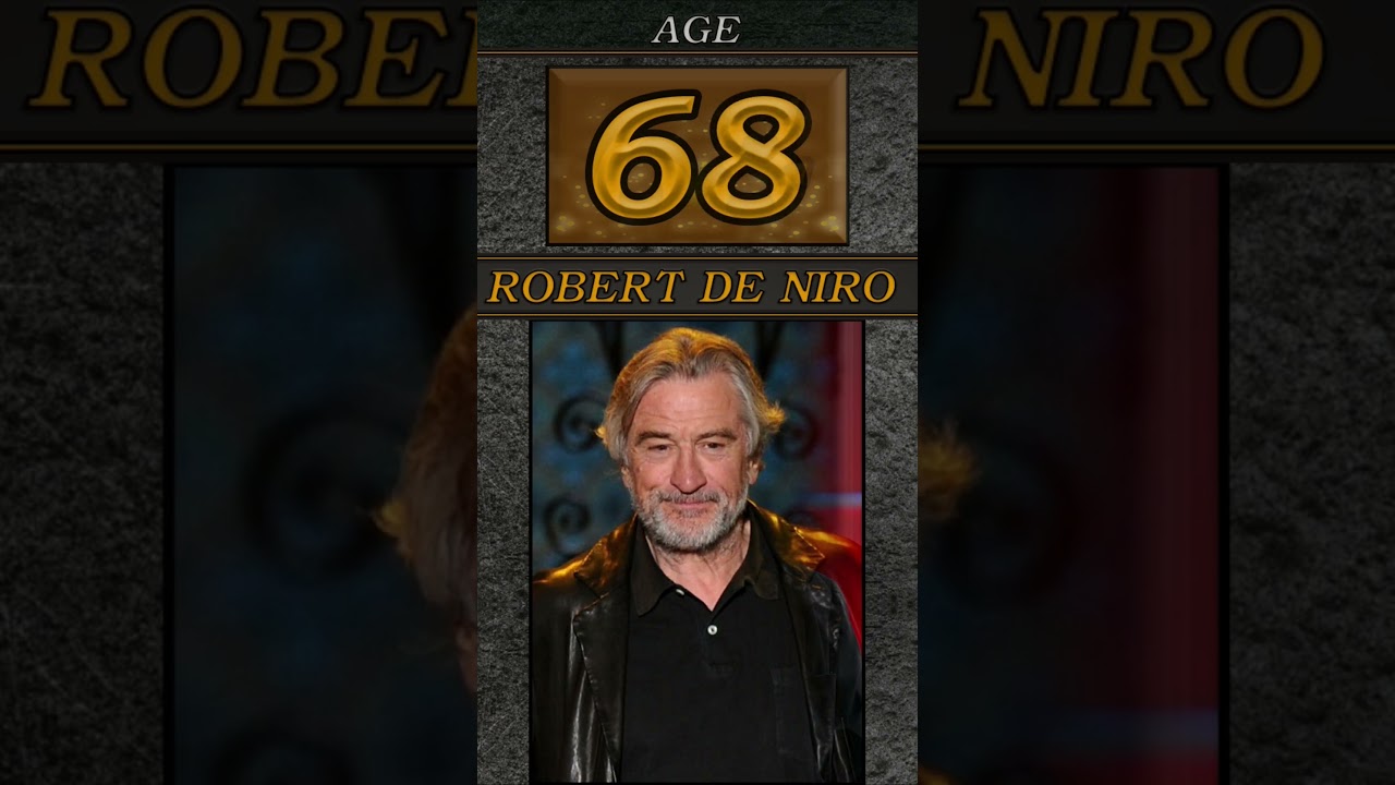 Robert De Niro transformation 30 to 79 years old #shorts
