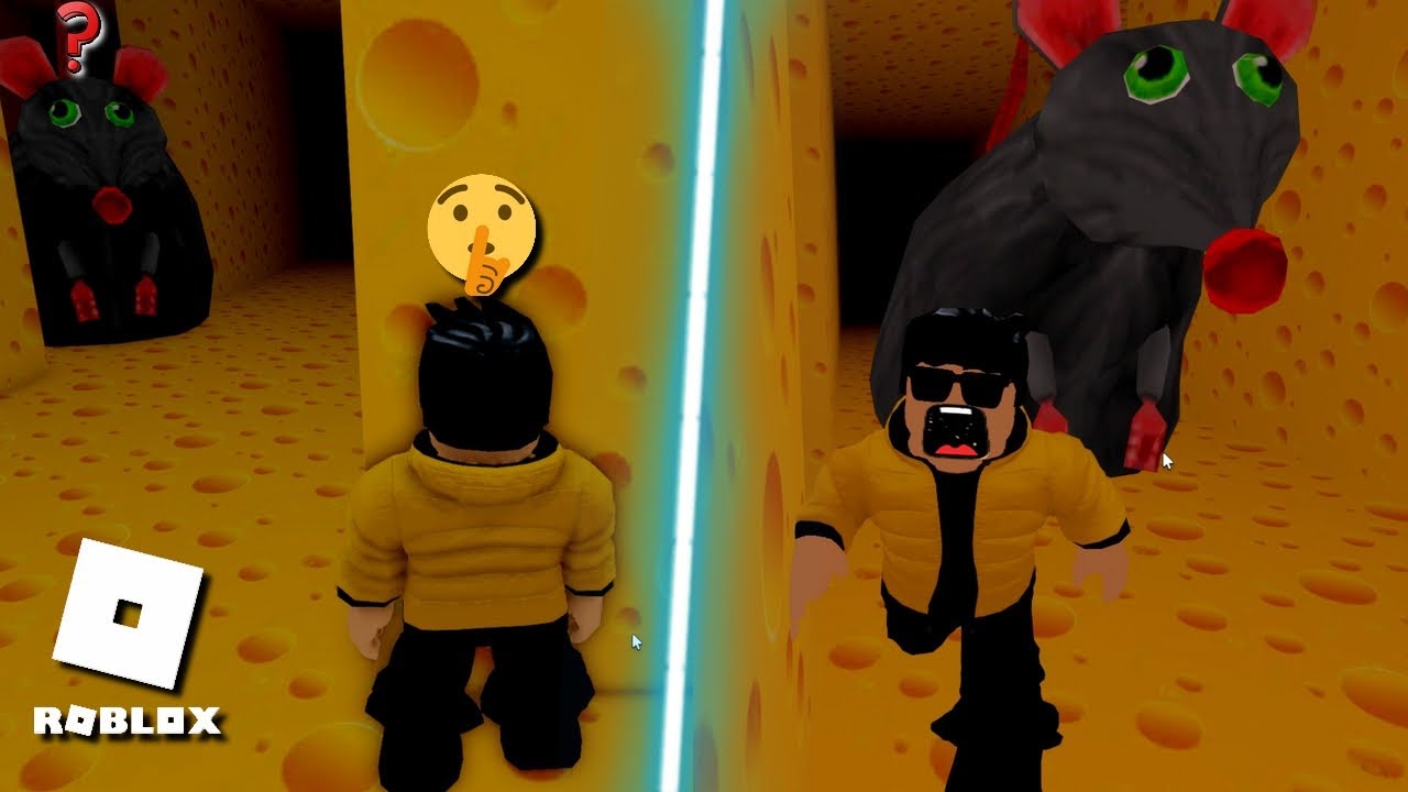 ROBLOX, ESCAPE DO RATO NO LABIRINTO DE QUEIJO, Cheese Escape Horror roblox, parkour para fugir do ra