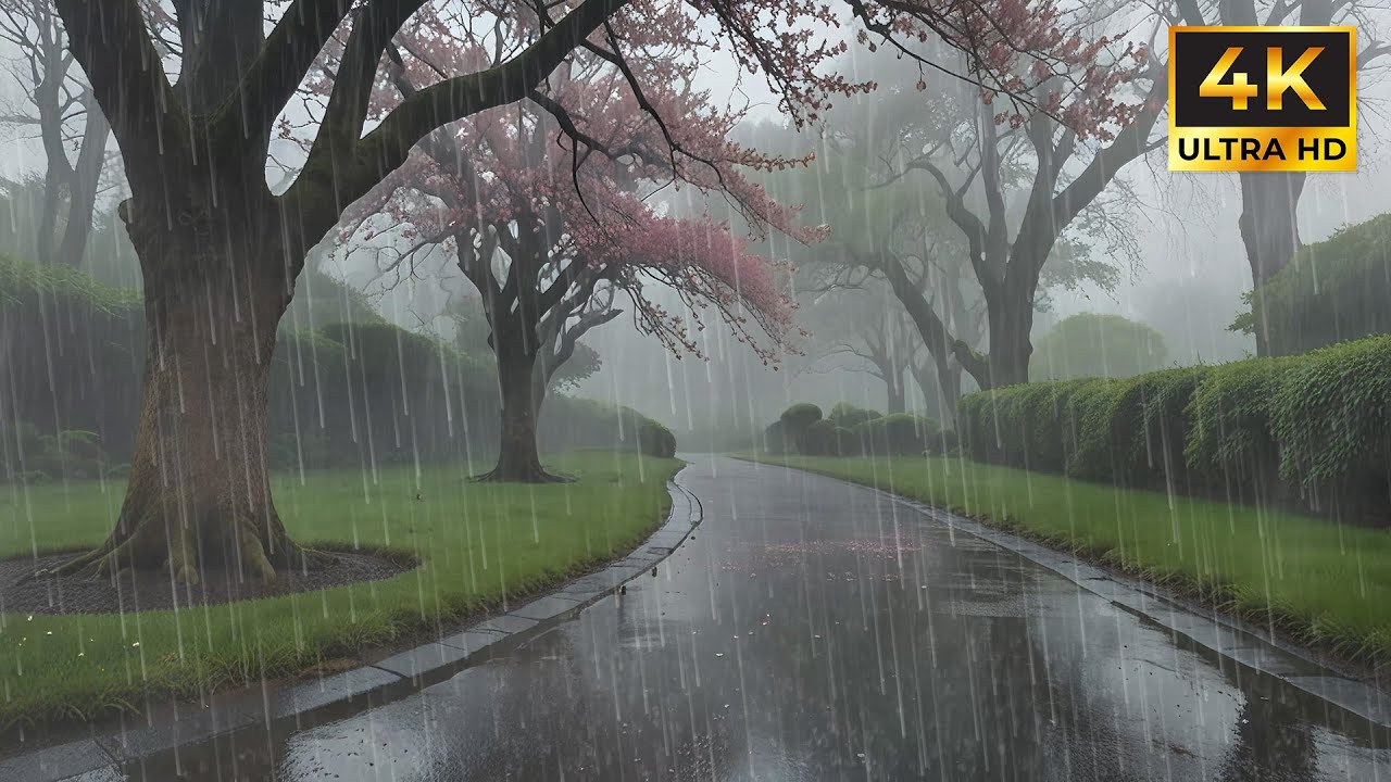 Relaxing Rain Ambience at Night for Deep Sleep to Help You Fall Asleep and Beat Insomnia