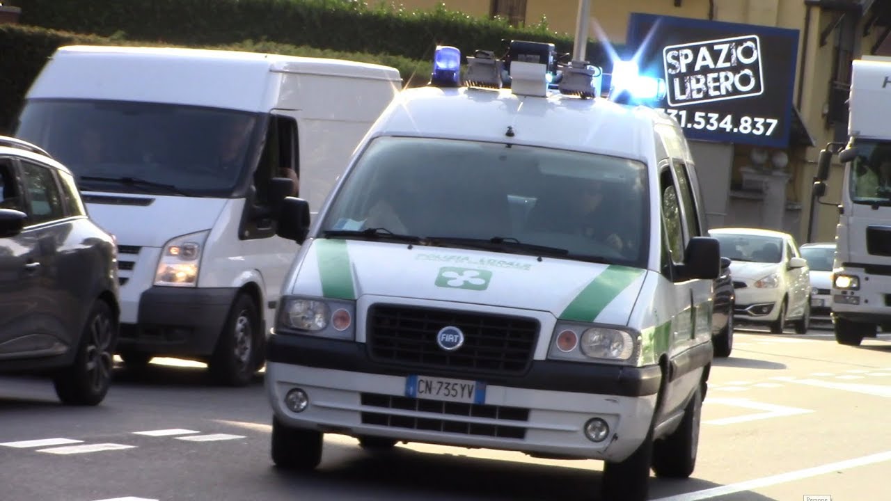 [INCIDENTE STRADALE] ARRIVO X2 POLIZIA LOCALE IN SIRENA (Castellanza)