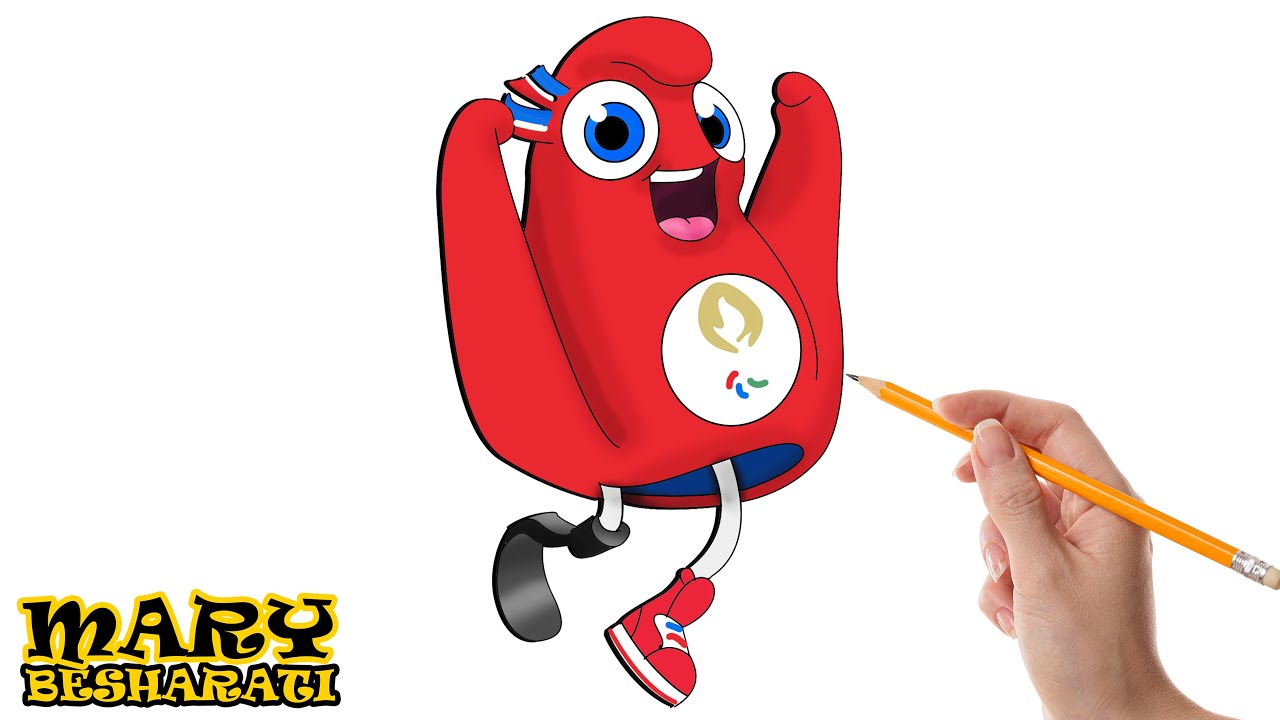 How To Draw Paris 2024 Olympic Phryges Mascot
