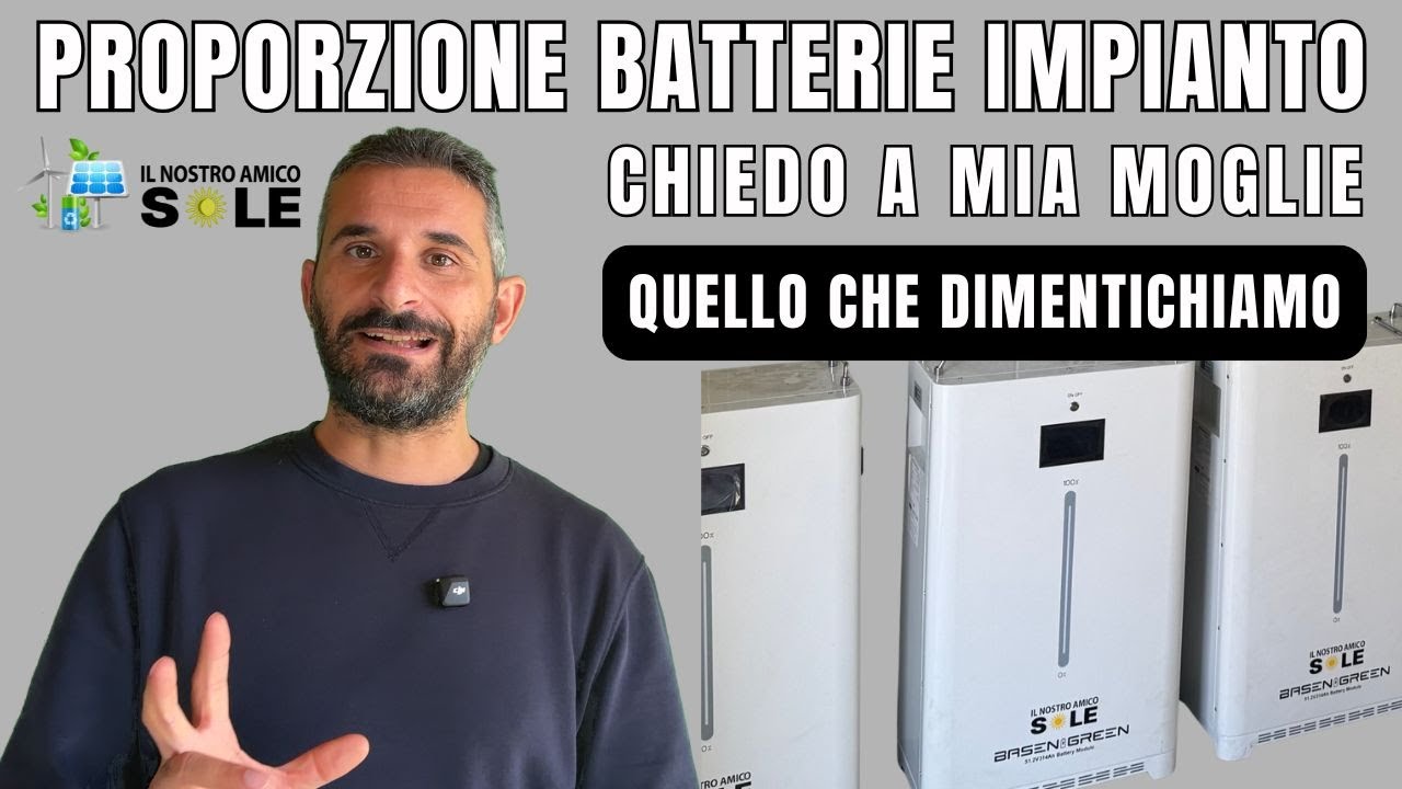 BATTERIA FOTOVOLTAICO gestione invernale !