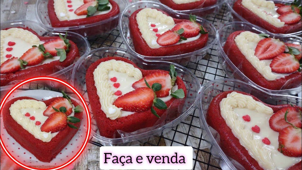 QUANDO FAÇO ESSE BOLO VENDO TUDO NO MESMO DIA / PERFEITO PARA O DIA DOS NAMORADOS / BOLO RED VELVET