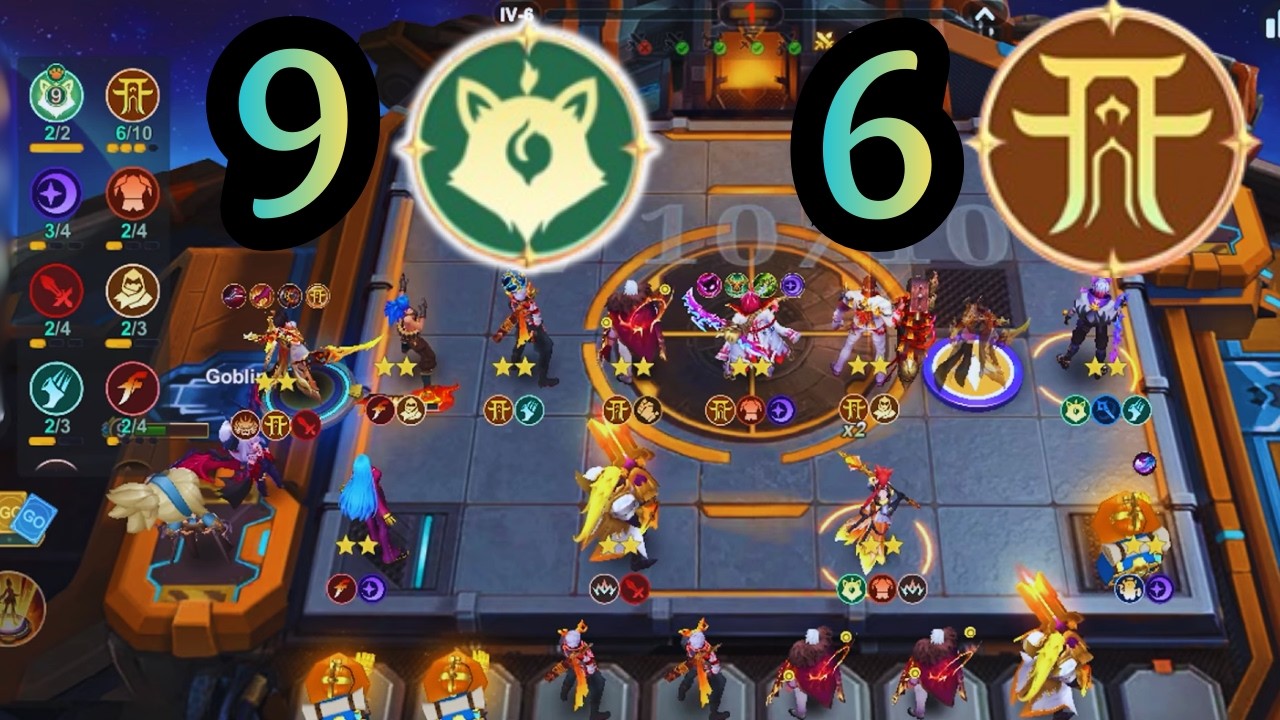 GILA! MYSTIC MEOW 9 + 6 EXORCIST TERLALU OP?! MAGIC CHESS GOGO