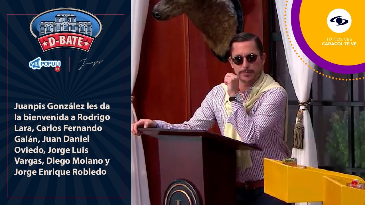 Juanpis les ofrece cocteles a los candidatos según sus personalidades - D-Bate Juanpis González