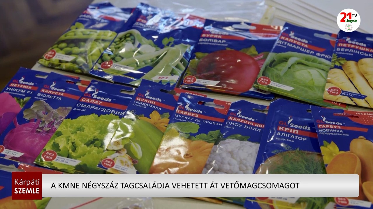 A KMNE négyszáz tagcsaládja vehetett át vetőmagcsomagot