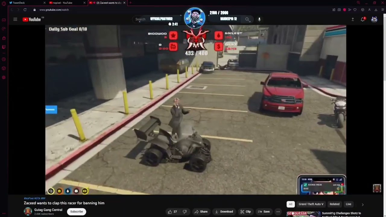 SwizzMB Reacts to Zaceed wants to Clap a Racer for banning him | GTA RP Nopixel