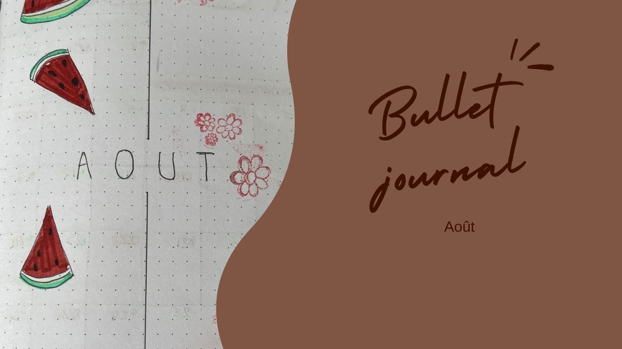 Bullet journal |Juillet||