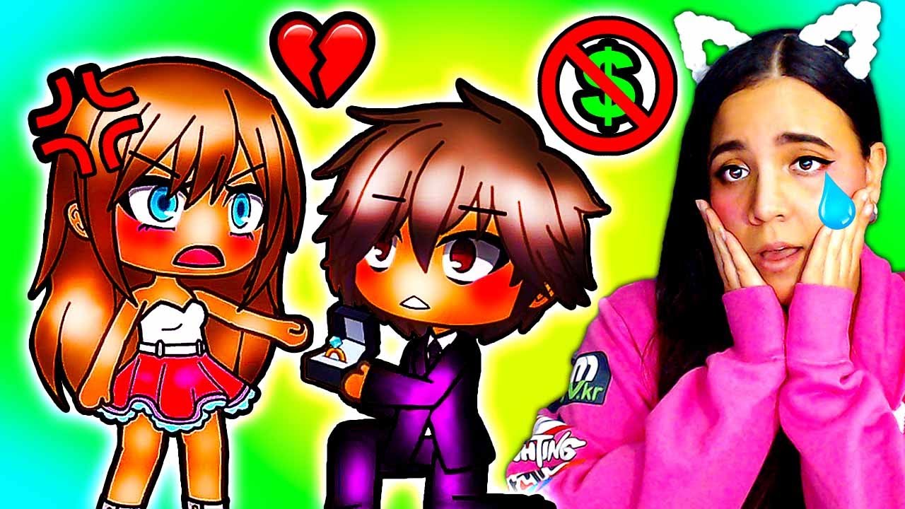 You Can't Buy My Love...💸💔 Gacha Life Mini Movie Love Story Reaction