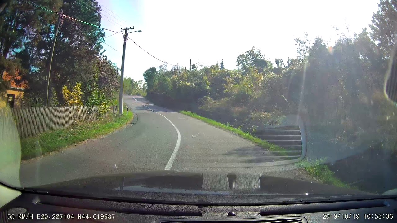 Obrenovac - Vrbovno (via Drazevac) Viofo A119s V2 GPS Dashcam