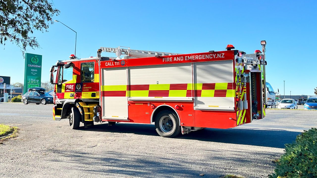 Ashburton Motor Vehicle Accident (Fire, Ambulance & Police)
