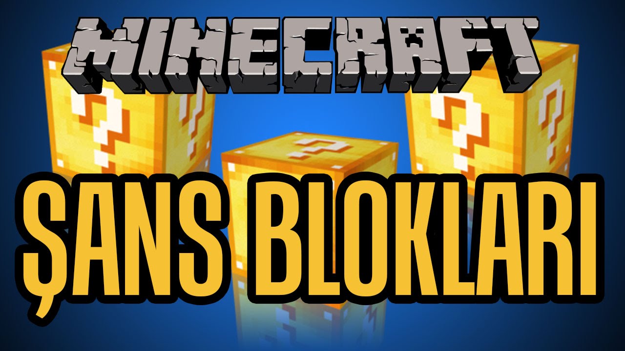 MINECRAFT: Survival #18 - ŞANS BLOKLARI!!!