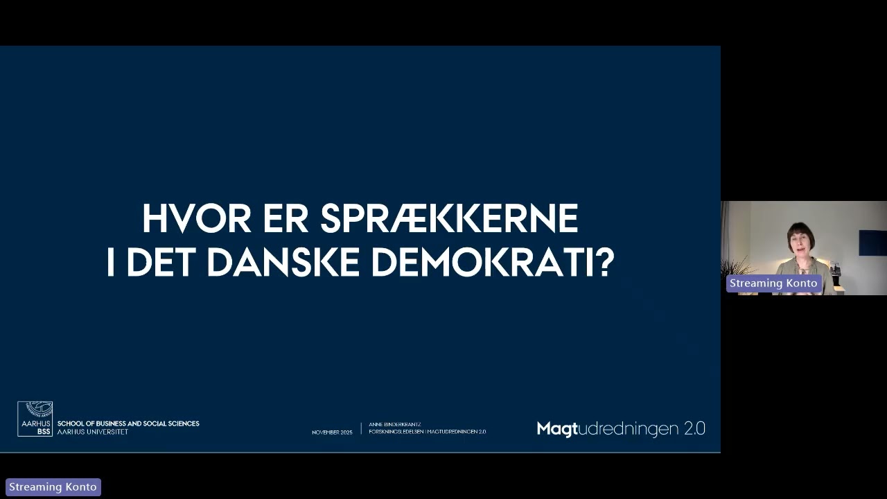 Det danske demokratis tilstand