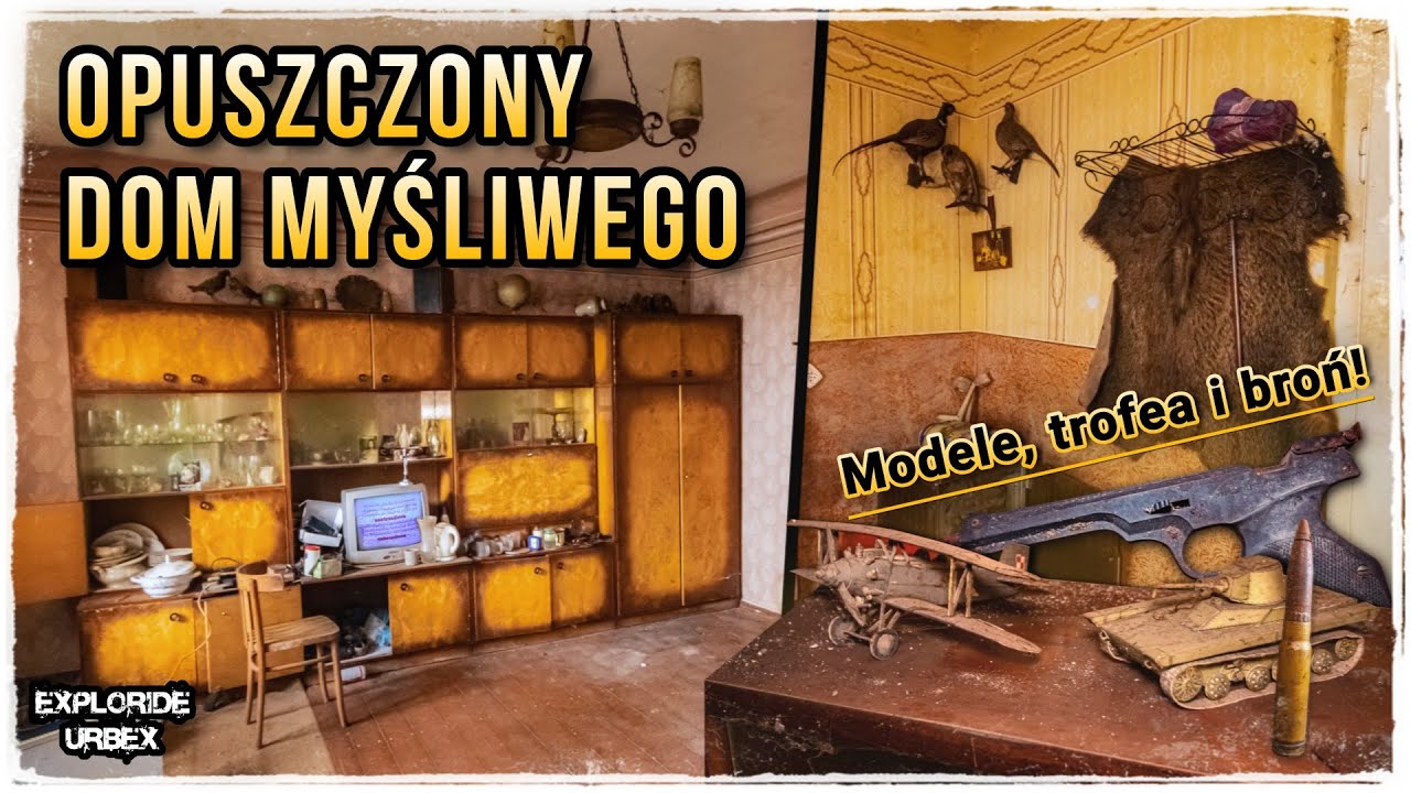 🔴 Dom Myśliwego pełny Relikt&oacute;w Przeszłości! ft. @GoUrbex | ExploRide Urbex
