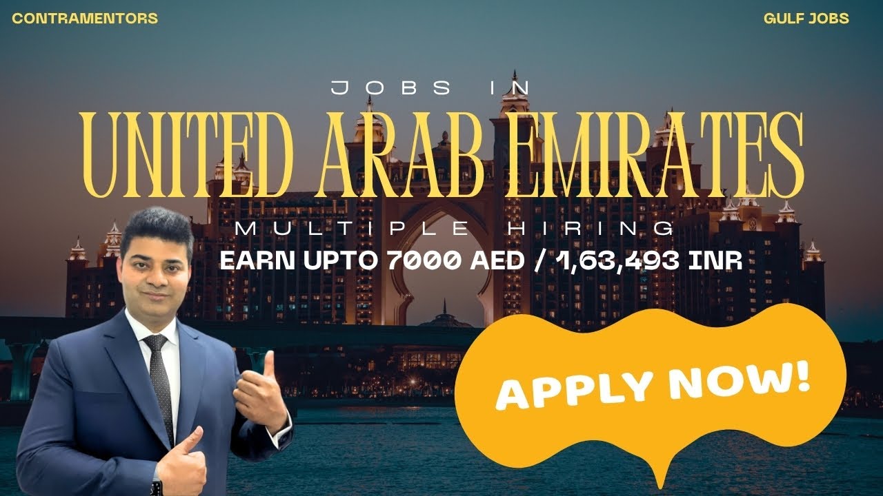 UAE MULTIPLE JOBS