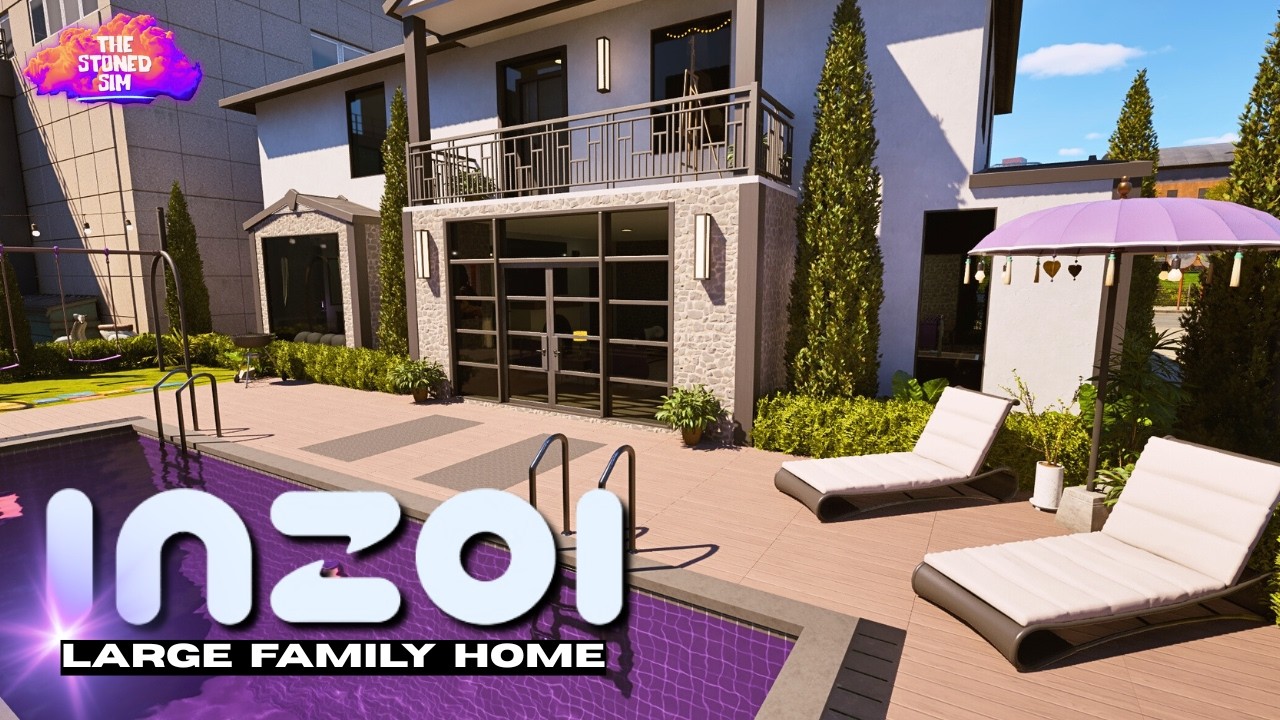 Solange Fosters Large Family Home | INZOI Speed Build