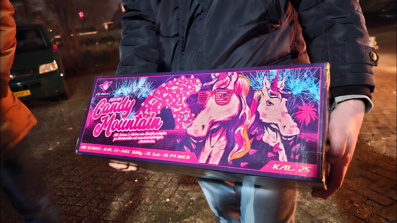 Candy Mountain - 100 Shots - 25MM - Albert Vuurwerk