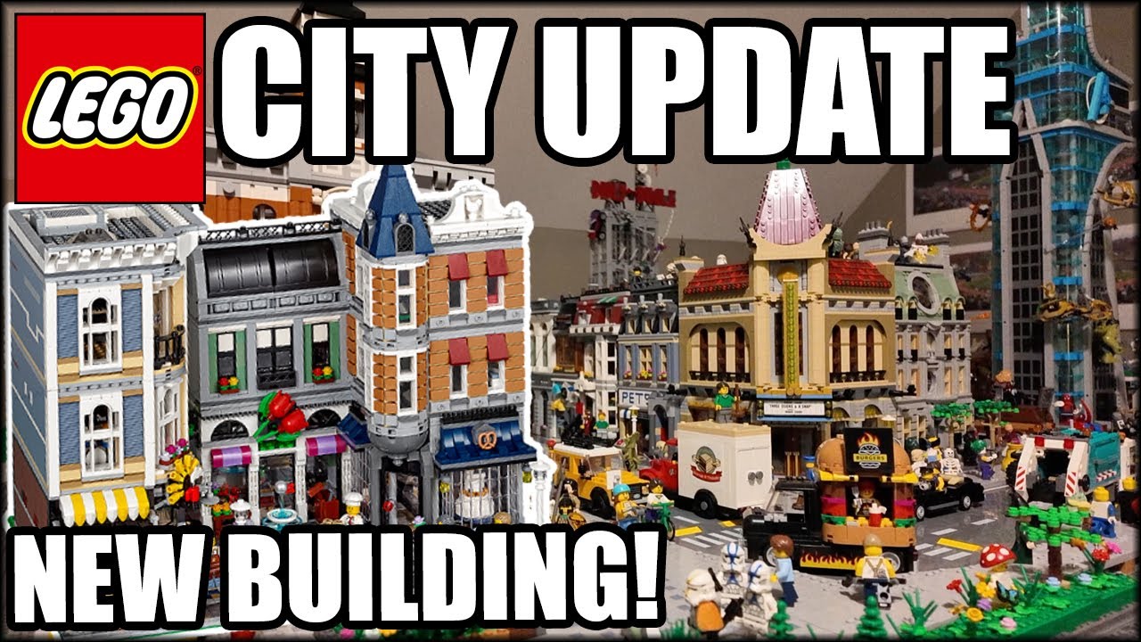 LEGO City Update! Placing Assembly Square, Minifigs, and BIG Upgrades!
