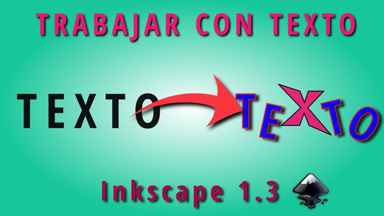 Trabajar con texto en Inkscape 1.3