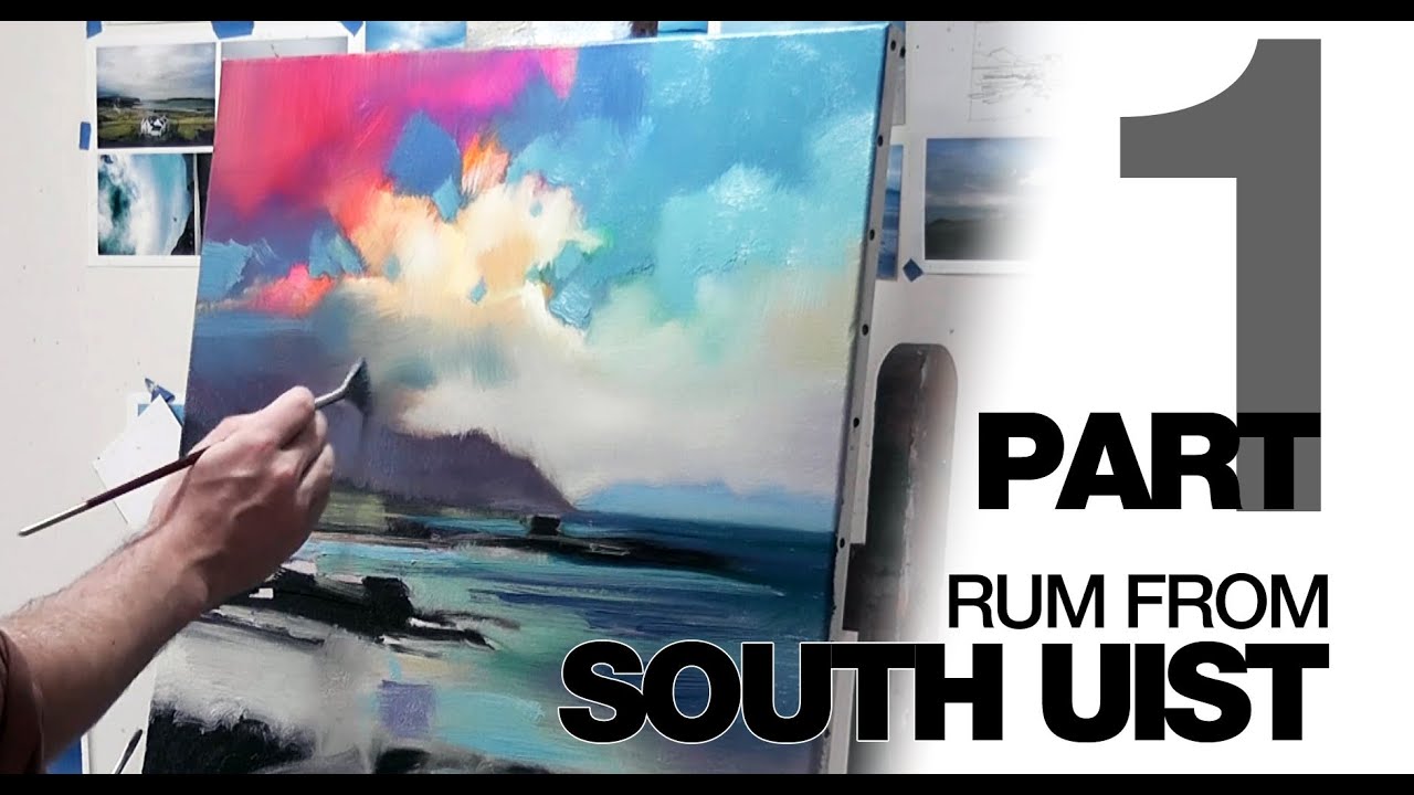 Oil Painting Demo: Rum From South Uist PART1