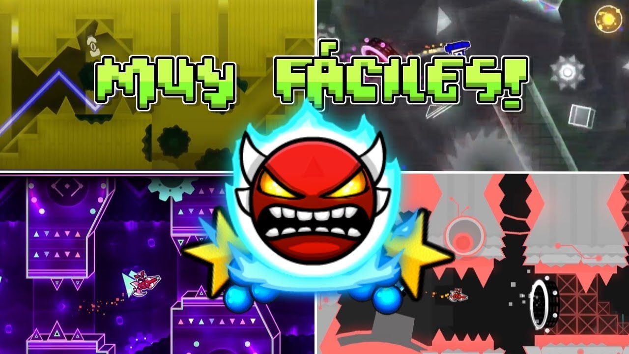 Los INSANE DEMONS MÁS FÁCILES para EMPEZAR en GEOMETRY DASH