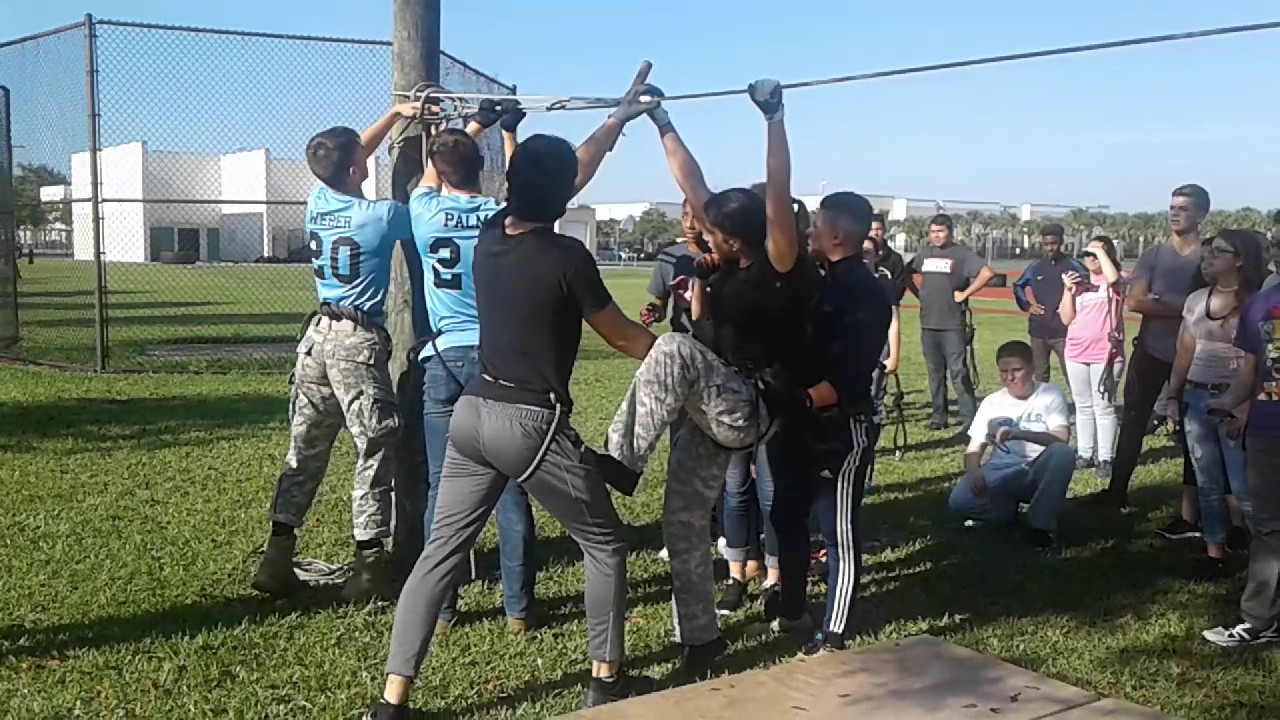 WBHS JROTC Raider Rope Bridge