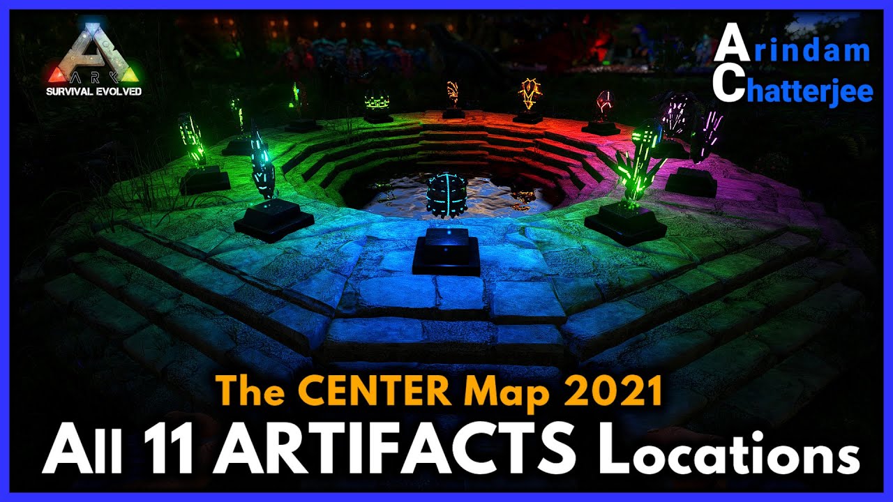 ARK The Center - ALL 11 ARTIFACT LOCATIONS 2021 - S2E193