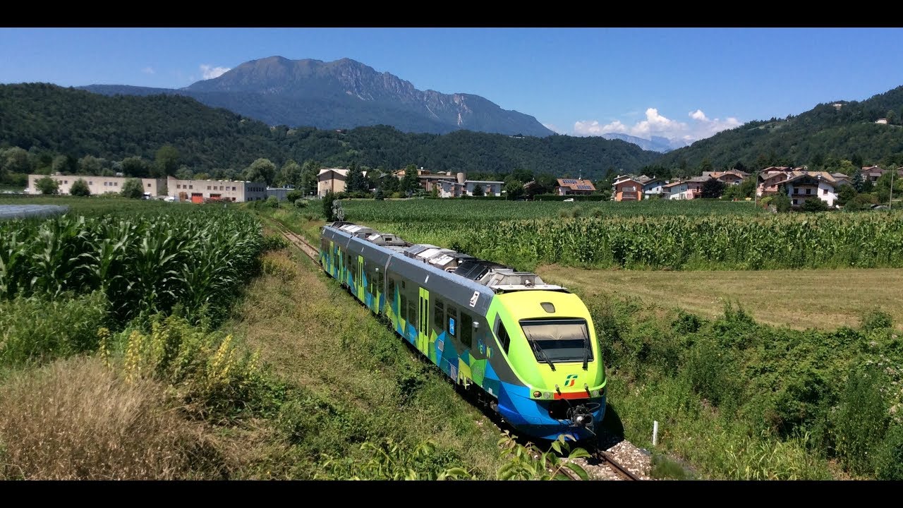 Nuove livree per i Minuetto in servizio sulla ferrovia della Valsugana (Trento - Bassano del Grappa)
