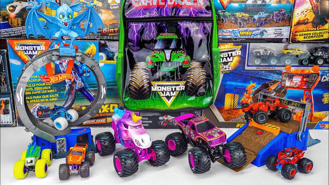 Monster Jam Collection Unboxing Review | Monster Jam Champ Ramp Freestyle