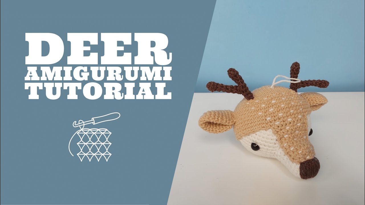 Reindeer Crochet Tutorial Free Pattern DIY toy for Christmas Ornament