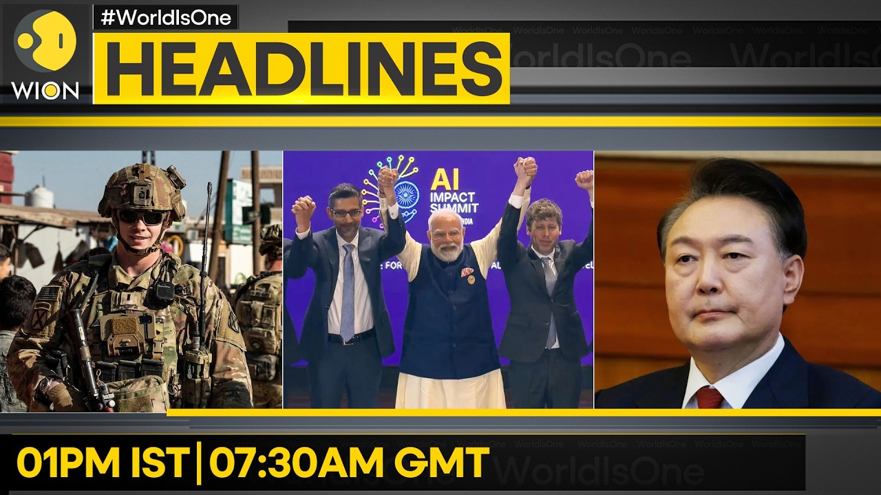 PM Modi Unveils India's 'Manav' Vision for AI | US to Withdraw All Troops From Syria  | HEADLINES