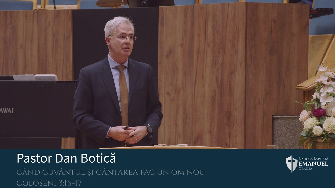 15.03.26 PM I D. Botică “Când Cuvântul și cântarea fac un om nou